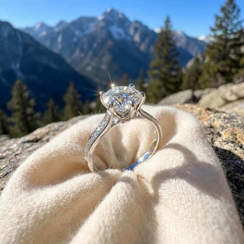 Anello solitario rebecca con - anello,