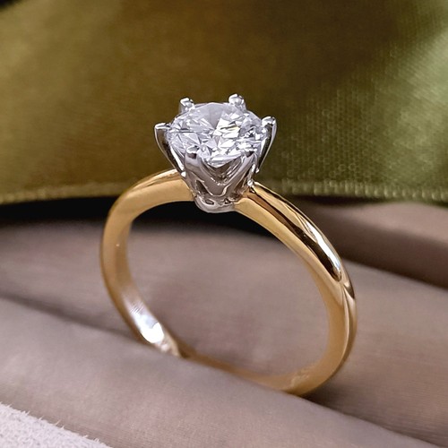 Anello solitario con diamante - anello,
