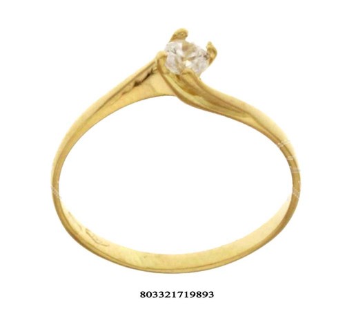 Anello oro giallo kt - anello,
