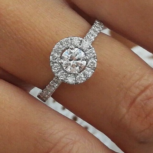 Anello solitario con - , diamante