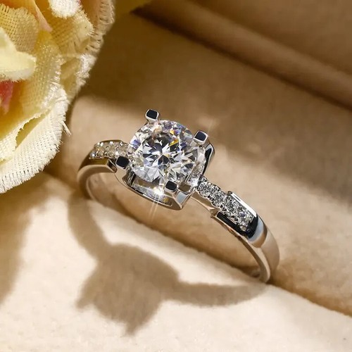 Anello solitario in - anello,