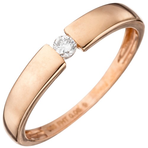 Anello solitario donna - solitario, con