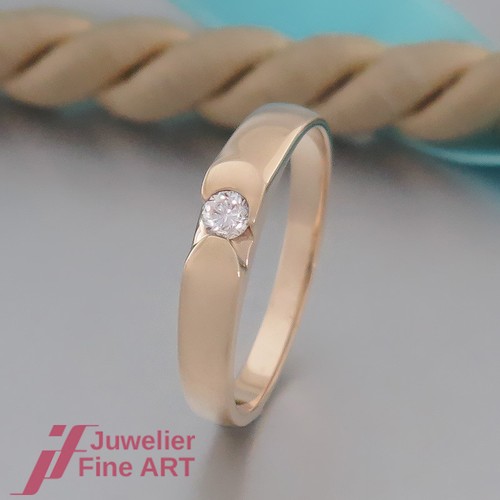 Anello solitario con 1 - anello,