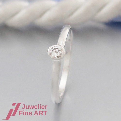 Anello solitario classico - anello,