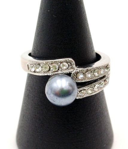 Anello con brillanti perla - e,
