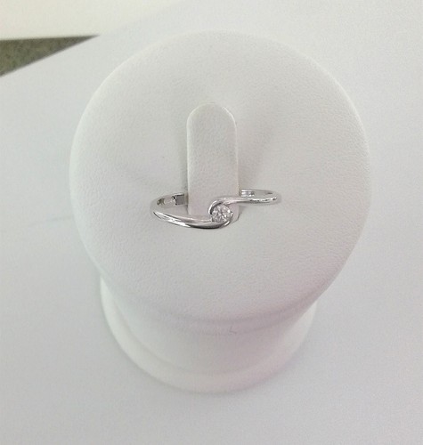 Anello donna solitario oro
