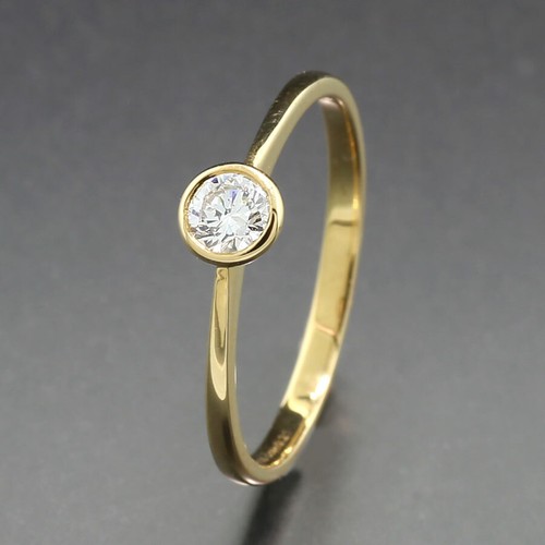 Anello solitario brillante - anello,