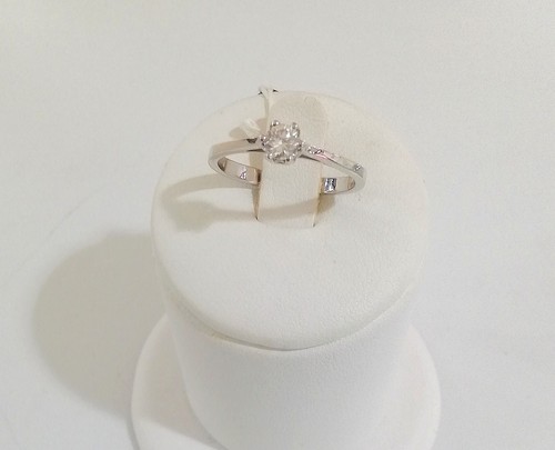 Anello donna solitario oro