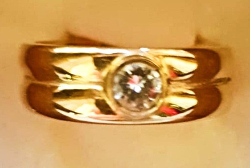 Anello con brillante - anello,